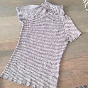 Philosophy XL Silver Glitter Turtleneck 🐢